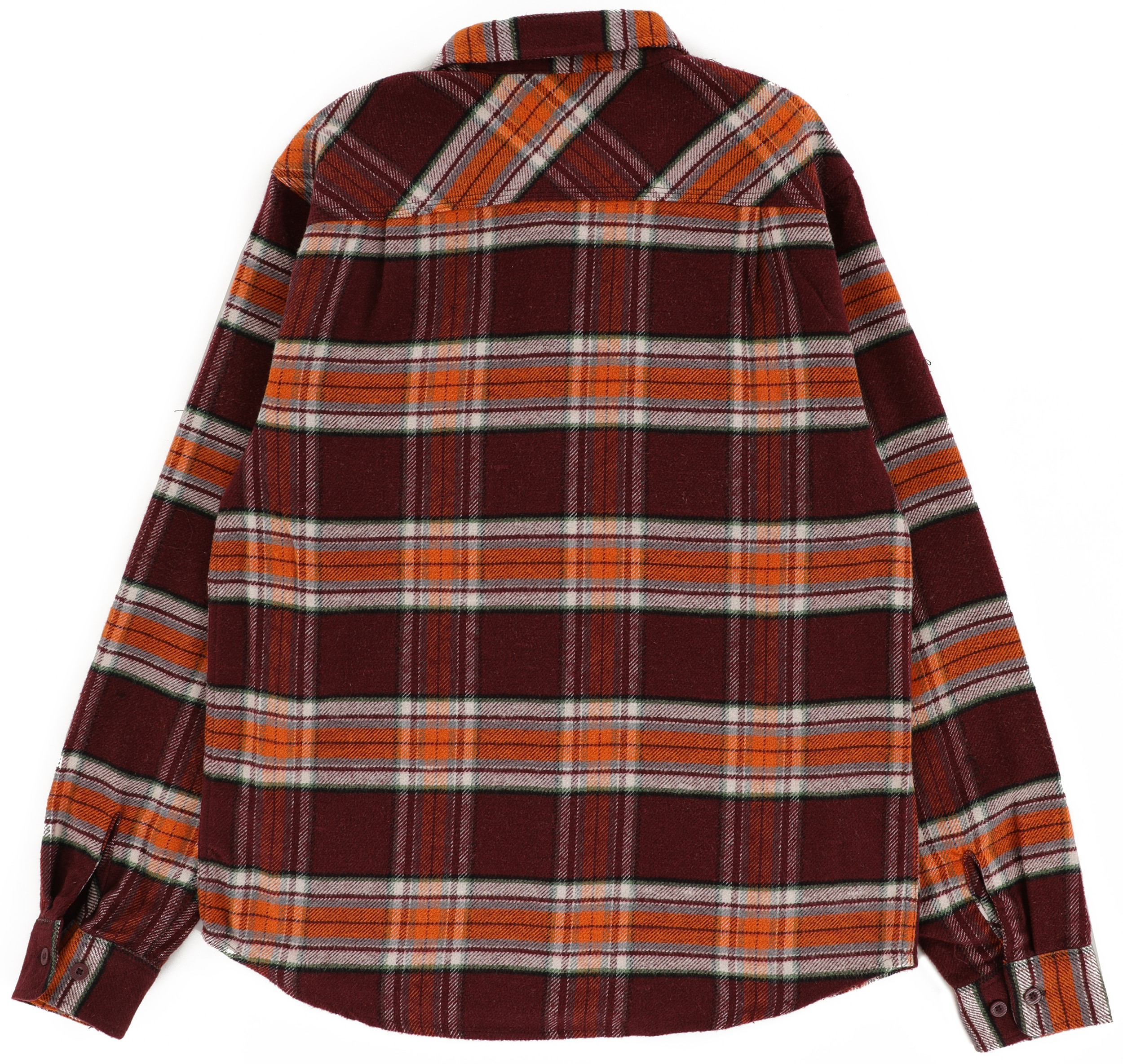 Brixton Bowery Flannel - mahogany/burnt orange | Tactics