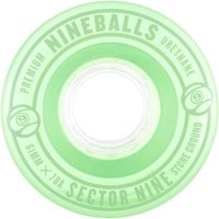 Sector 9 61mm Nineballs Longboard Wheels - green (78a)