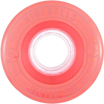 Sector 9 61mm Nineballs Longboard Wheels - red (78a) - view large