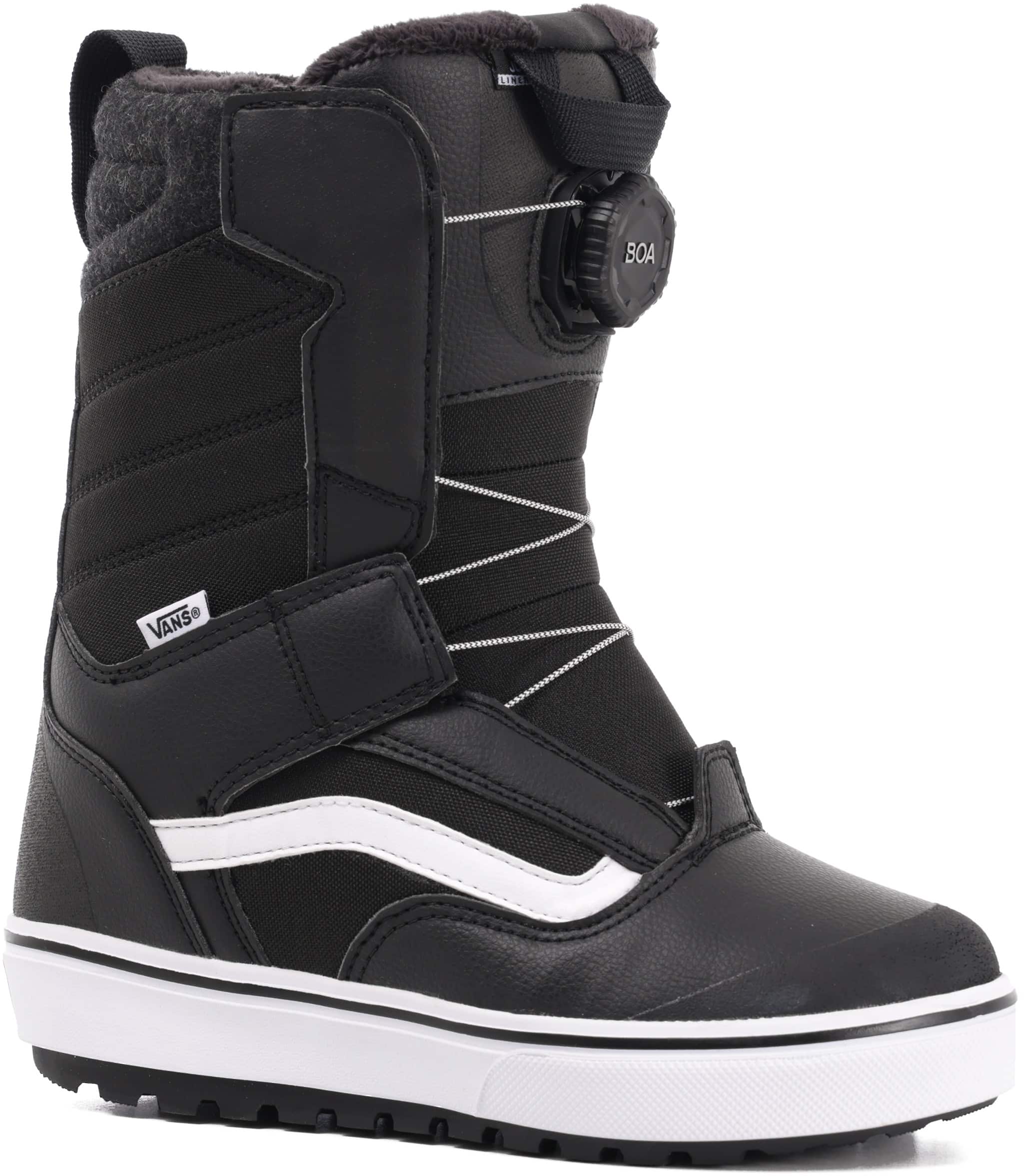 Vans Kids Juvie Linerless Snowboard Boots 2024 - black/white | Tactics
