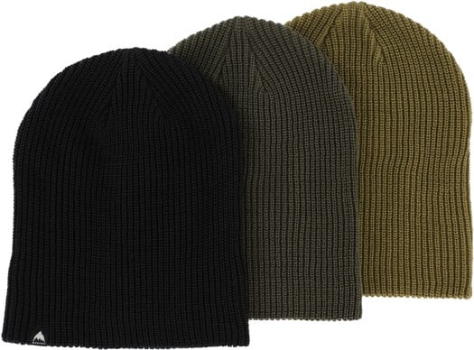 Burton Recycled DND Beanie 3-Pack - true black/forest night/martini olive - view large