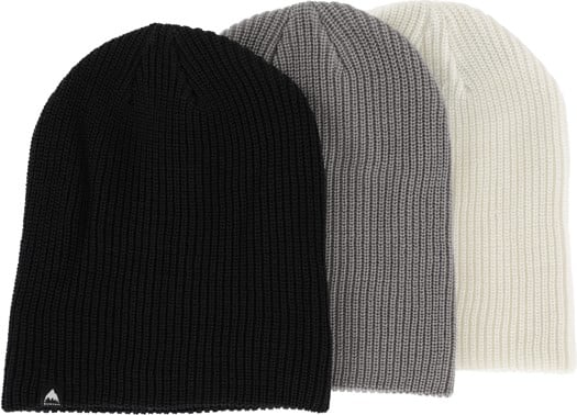 Burton Recycled DND Beanie 3-Pack - true black/sharkskin/stout white - view large