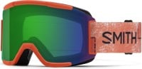 Smith Squad ChromaPop Goggles + Bonus Lens - crayola red orange/everyday green mirror + clear lens