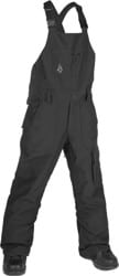 Volcom Kids Barkley Bib Overall Pants - black