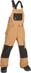 Volcom Kids Barkley Bib Overall Pants - caramel