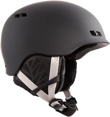 Anon Women's Rodan Long Hair Fleece Snowboard Helmet - black - view large