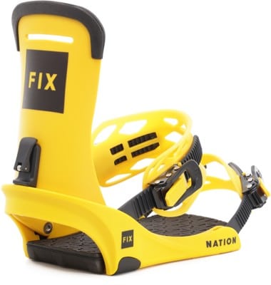 Fix Nation Snowboard Bindings 2023 - gold - view large