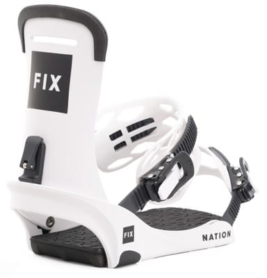 Fix Nation Snowboard Bindings 2023 - white - view large