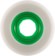 Blood Orange Morgan Pro Longboard Wheels - white/green core 65 (80a) - reverse