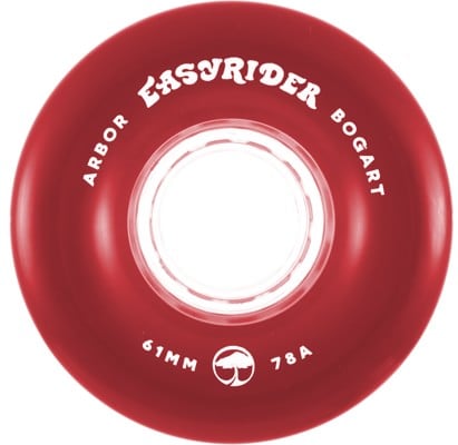Arbor Bogart Easy Rider Series Longboard Wheels - vintage red v2 (78a) - view large