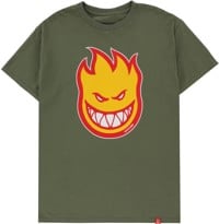 Spitfire Bighead Fill T-Shirt - military green/gold-red