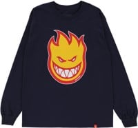 Spitfire Bighead Fill L/S T-Shirt - navy/gold-red