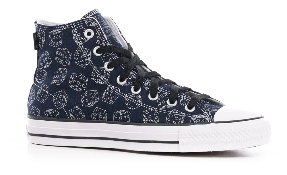 Mangler at forstå fragment Converse Chuck Taylor All Star Pro High Skate Shoes - (dice print)  obsidian/black/white | Tactics