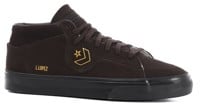 Converse Louie Lopez Pro Mid Skate Shoes - velvet brown/amarillo/black