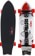 Sector 9 Wavepark Cycles 30.25" Complete Cruiser Skateboard - black trucks / red swirl wheels