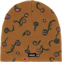 Obey Washer Beanie - brown sugar multi