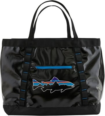 Patagonia Black Hole Gear Tote Duffle Bag - black w/fitz trout - view large
