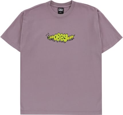 Obey Worm T-Shirt - lilac chalk - view large