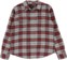 Dark Seas Andes Flannel Shirt - navy/red