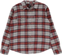 Dark Seas Andes Flannel Shirt - navy/red