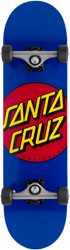 Santa Cruz Classic Dot 8.0 Complete Skateboard - dark blue