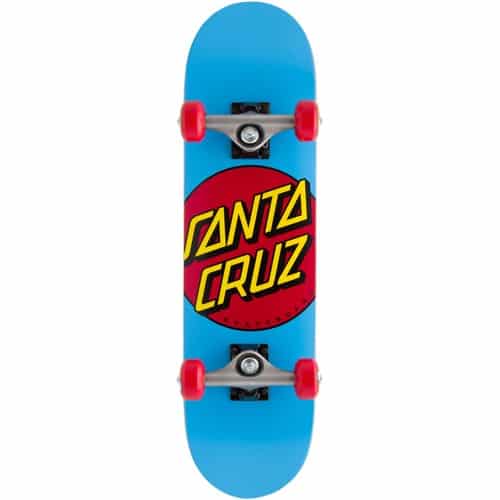 Santa Cruz Classic Dot 7.25 Micro Complete Skateboard - blue | Tactics