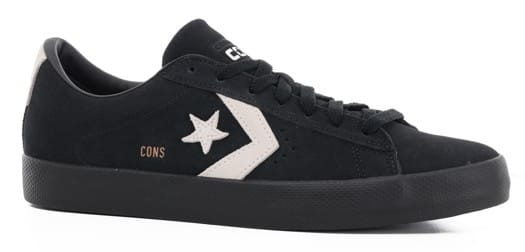 Converse Pro Leather Vulcanized Pro Skate Shoes - black/egret/black - view large