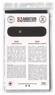 AMBITION SKATES グリップパッド付き Ambition Prism Studded Snowskate Grip (2-Pack) 2024 | Tactics