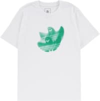 Adidas Shmoo Logo T-Shirt - white/court green