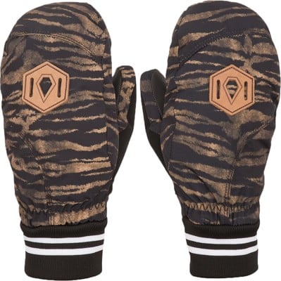 Volcom Women's Bistro Mitts - tiger print - view large