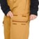 Volcom Women's Creston 3D Stretch Bib Overall Insulated Pants (Closeout) - caramel - side detail