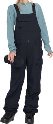 Volcom Women's Creston 3D Stretch Bib Overall Insulated Pants - black - view large