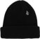 Volcom Sweep Lined Fleece Beanie (Closeout) - black - reverse