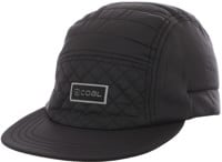 Coal Jasper 5-Panel Hat - black