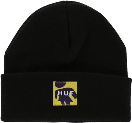 HUF OG Logo Beanie - black - view large