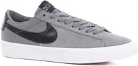 Nike SB Zoom Blazer Low Pro GT Skate Shoes - cool grey/black-cool grey-white-gum light brown