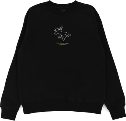 HUF Outline Crew Sweatshirt - black - view large