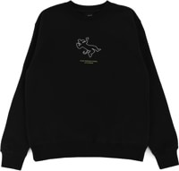 HUF Outline Crew Sweatshirt - black
