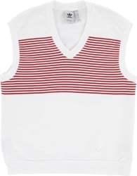 Adidas Shmoofoil Chairfight Vest Sweater - white/scarlet