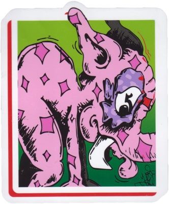 Thank You Hijinx x Thank You Pink Elephant Sticker - view large