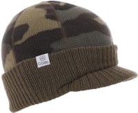 Coal Rockland Visor Beanie - camo
