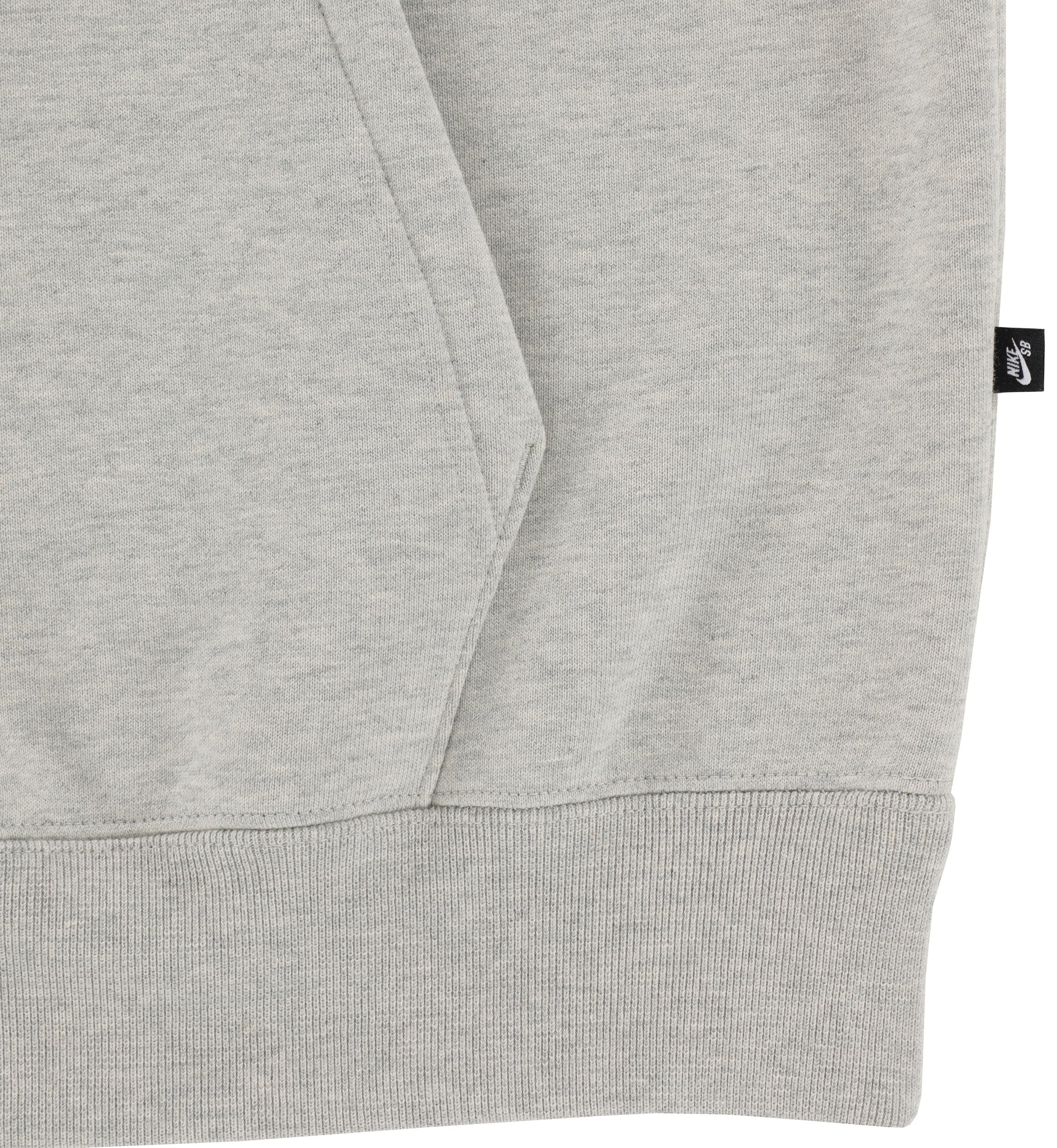 Nike SB Hand Script Logo Hoodie - grey heather | Tactics