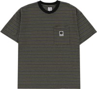 Polar Skate Co. Stripe Pocket T-Shirt - black/green