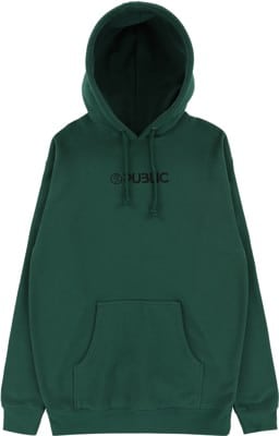 Public Trademark Embroidered Hoodie - forest - view large