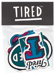 Tired FW22 Season Sticker Pack - multi