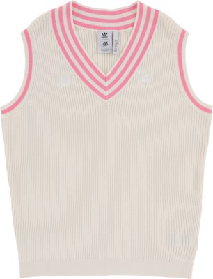 Adidas Maxallure Vest Sweater - chalk white/bliss pink/white - view large