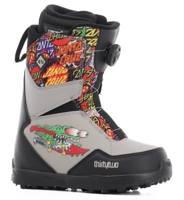 Thirtytwo Santa Cruz Youth Lashed Boa Snowboard Boots 2023 - grey/black - view large