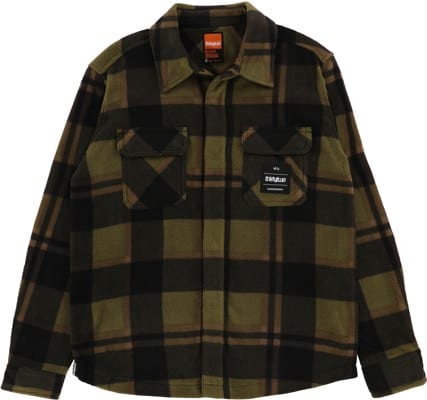Thirtytwo Rest Stop Flannel Shirt - olive - view large