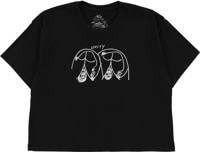 Unity Buds Crop Top T-Shirt - black