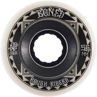 Bones ATF Rough Riders Cruiser Skateboard Wheels - runners white (80a) - view large
